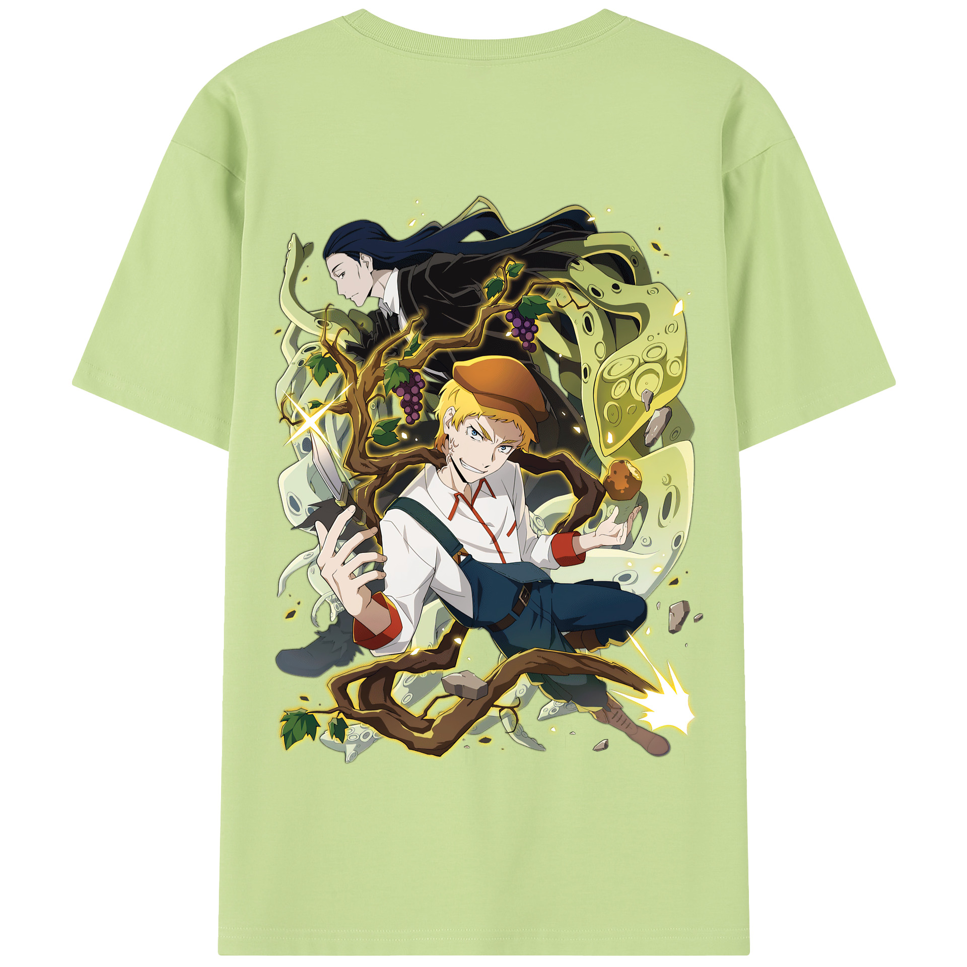 （画像用） 文豪ストレイドッグス Bungo Stray Dogs 綿100％半袖Tシャツ（背面プリント）